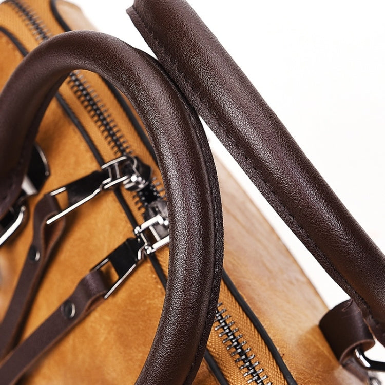 Casual PU Shoulder Bag Ladies Handbag Messenger Bag with Tassel and Cat Pendant